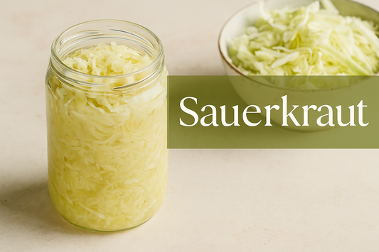 Sauerkraut and Fermented Veggies - Digital Fermentation Guide + Live zoom on June 2nd